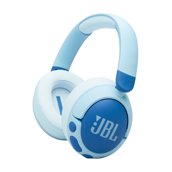 JBL Junior 470NC - Blue - Wireless over-ear noise cancelling kids headphones - Hero image number null